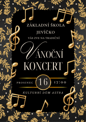 vánoční koncert ve škole