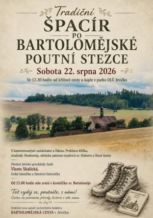 poutní stezka a kostelík
