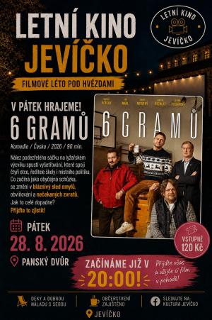 letní kino pod hvězdami